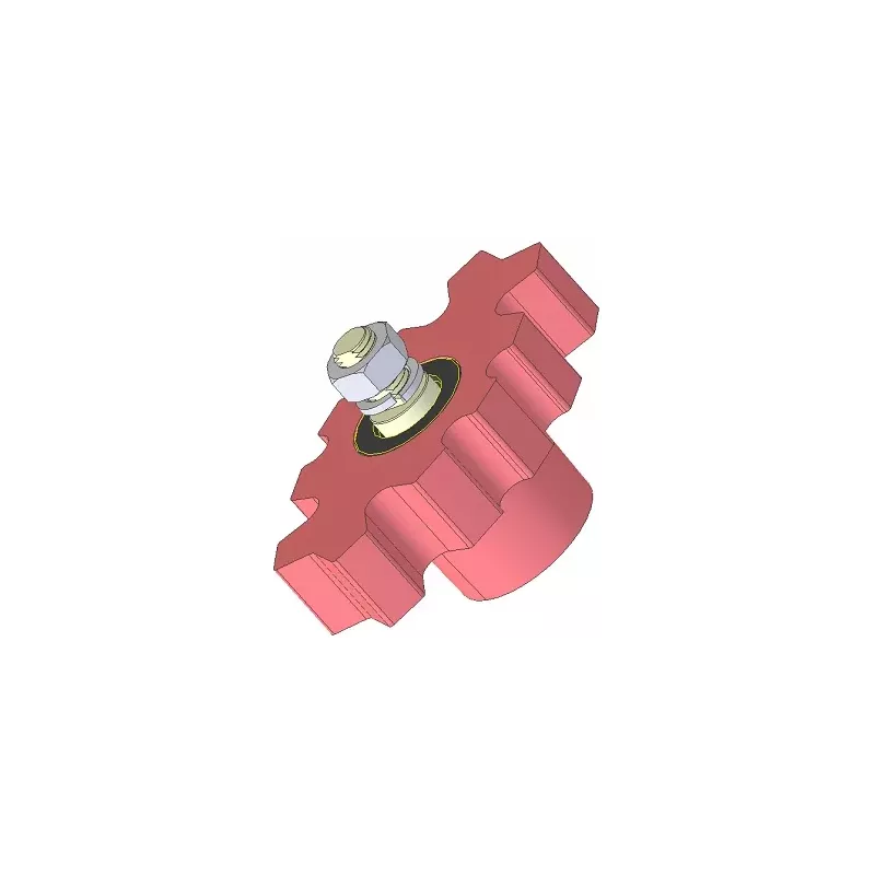 Roller no. 91 – cast iron agitator roller for Anna Z644 potato harvester | OEM Anna 564438003 | made by KiJ