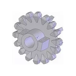 Roller no. 98 – cast iron drive roller Ø168 mm, pitch 36 mm | made by KiJ