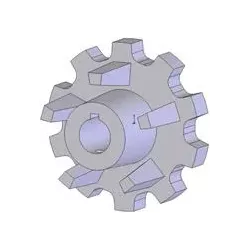 Roller no. 126 – cast iron drive roller Ø110 mm, pitch 40 mm | made by KiJ
