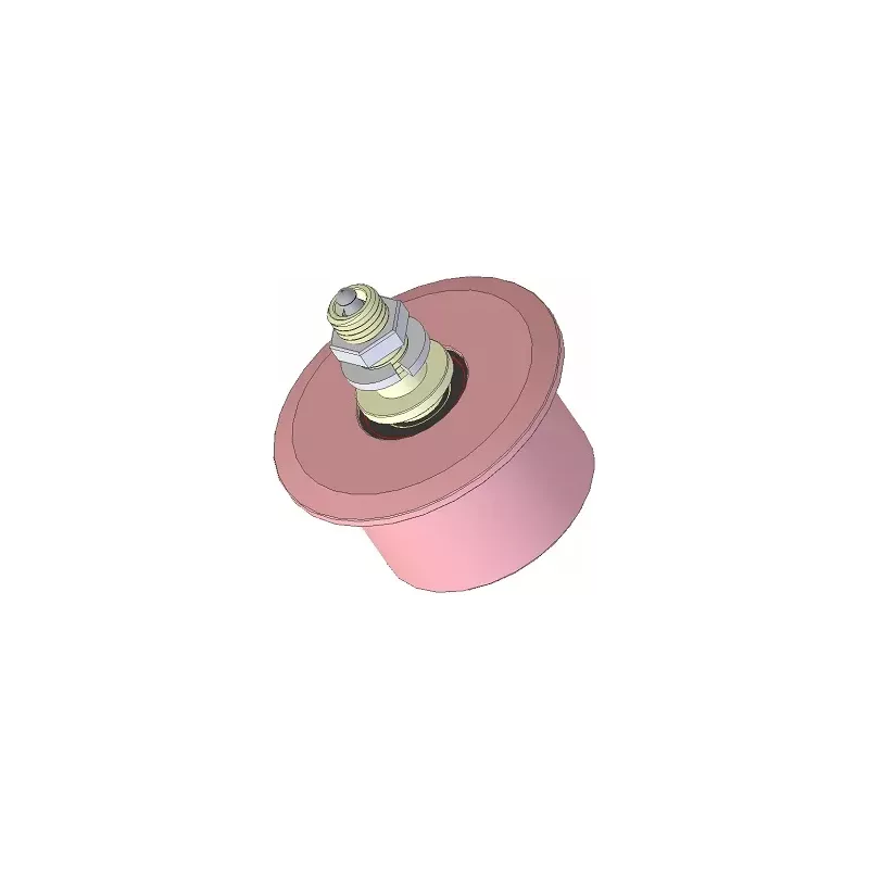 Roller no. 132 – cast iron return roller Ø100 mm for Grimme machines | OEM Grimme 200.00807 | made by KiJ