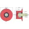 Roller no. 145 – cast iron return roller Ø75 mm | OEM 6.32.00-2 | made by KiJ