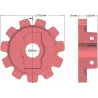 Roller no. 149 – cast iron drive roller Ø152 mm, pitch 40 mm | OEM 10.21.05-2 | made by KiJ