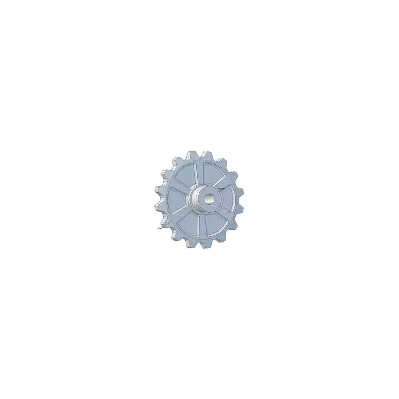 Roller no. 173 – cast iron gear wheel Ø210 mm for Hassia machines | made by KiJ