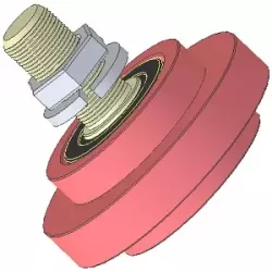 Roller no. 176 – support roller | OEM 036241/1 | made by KiJ