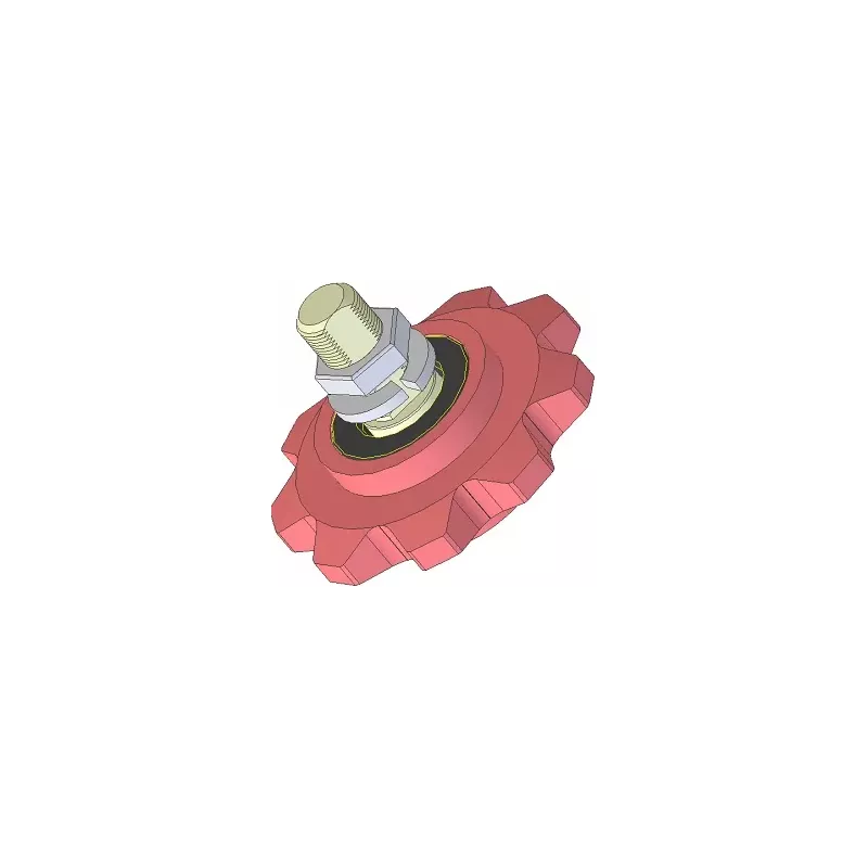 Roller no. 178 – cast iron gear wheel Ø123 mm | OEM 036240/1 | made by KiJ