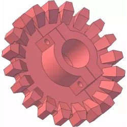Roller no. 183 – cast iron drive roller Ø203 mm, pitch 28 mm | made by KiJ