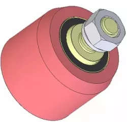 Roller no. 268 – steel support roller Ø80 mm for AVR machines | OEM AVR 3102.15.20 | made by KiJ