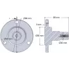 Roller no. 300 – steel roller hub Ø50 mm for Dewulf machines | OEM Dewulf 7010914 | made by KiJ