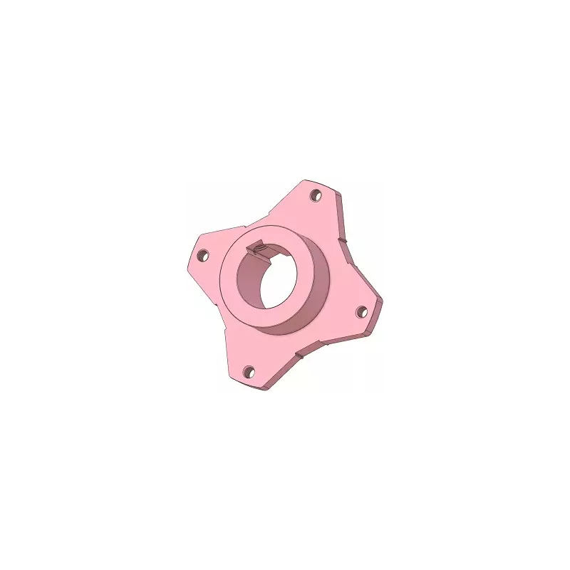 Roller no. 307 – steel roller hub for Dewulf machines | OEM Dewulf 7023082 | made by KiJ