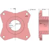 Roller no. 307 – steel roller hub for Dewulf machines | OEM Dewulf 7023082 | made by KiJ