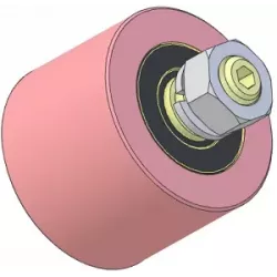 Roller no. 322 – steel support roller Ø80 mm for Sandei machines | OEM Sandei D0021 | made by KiJ