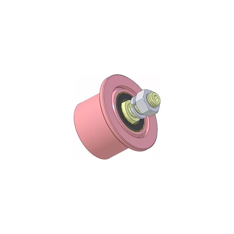 Roller no. 323 – steel return roller Ø80 mm for Sandei machines | OEM Sandei D0020 | made by KiJ