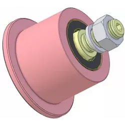 Roller no. 326 – steel support roller Ø80 mm for Sandei machines | made by KiJ
