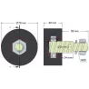Roller no. 15 – rubber support roller Ø80 mm for Akpil machines | made by KiJ