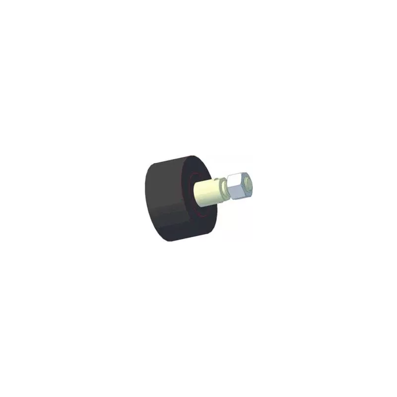 Roller no. 147 – rubber roller Ø80 mm for Amac machines | OEM Amac 10.39.00 | made by KiJ