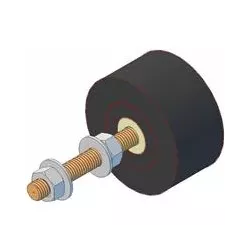 Roller no. 180 – rubber roller Ø80 mm | made by KiJ