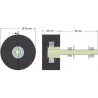 Roller no. 180 – rubber roller Ø80 mm | made by KiJ