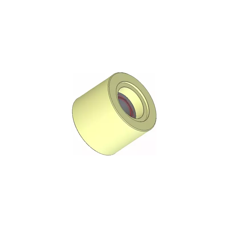 Roller no. 253 – plastic support roller Ø75 mm for Grimme machines | OEM Grimme 088.00298 | made by KiJ