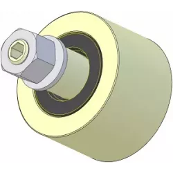 Roller no. 262 – plastic support roller Ø70 mm for AVR machines | OEM AVR 4302.15.80 | made by KiJ
