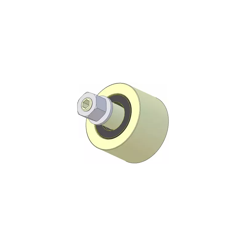 Roller no. 262 – plastic support roller Ø70 mm for AVR machines | OEM AVR 4302.15.80 | made by KiJ
