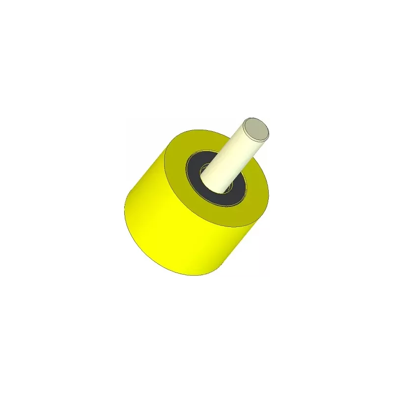 Roller no. 283 – plastic support roller Ø80 mm for Dewulf machines | OEM Dewulf 2660001B | made by KiJ