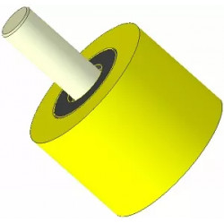 Roller no. 285 – plastic support roller Ø80 mm for Dewulf machines | OEM Dewulf 2660001C | made by KiJ