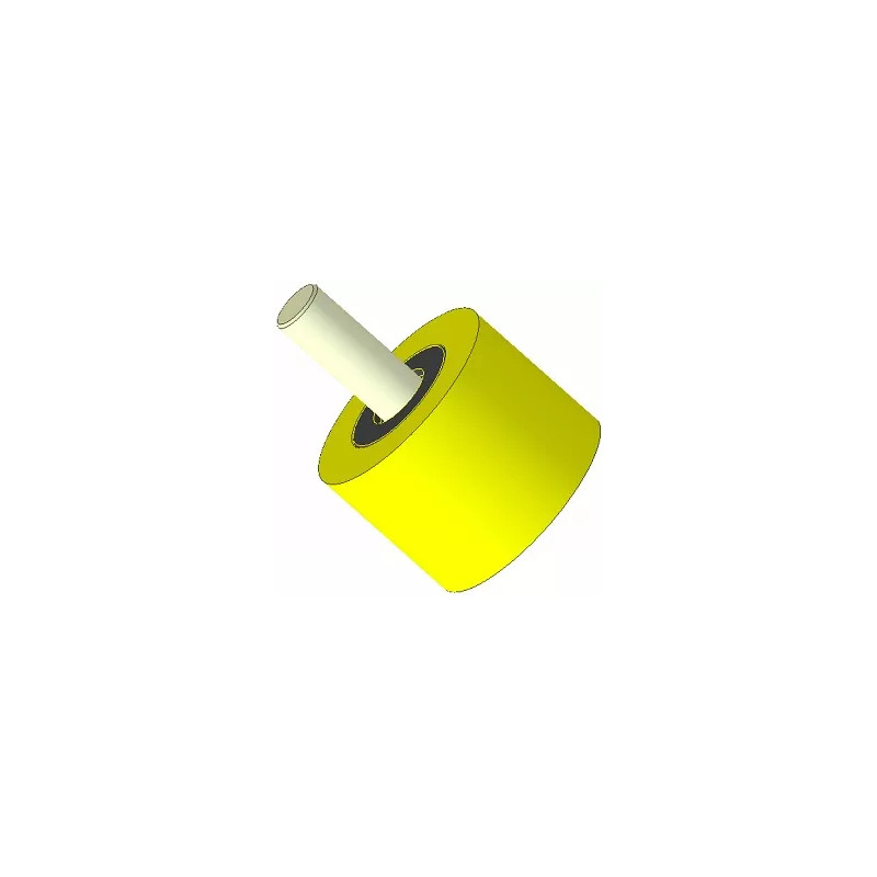 Roller no. 285 – plastic support roller Ø80 mm for Dewulf machines | OEM Dewulf 2660001C | made by KiJ