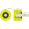 Roller no. 285 – plastic support roller Ø80 mm for Dewulf machines | OEM Dewulf 2660001C | made by KiJ