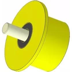 Roller no. 289 – plastic support roller Ø90 mm for Dewulf machines | OEM Dewulf 2660012A | made by KiJ