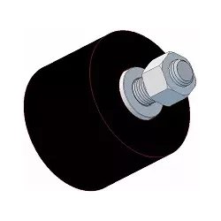 Roller no. 12 – rubber support roller Ø95 mm for Grimme machines | OEM Grimme 200.27581, 200.27582, 200.04856 | made by KiJ