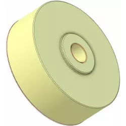 Roller no. 329 – plastic support roller Ø80 mm for Sandei machines | OEM Sandei 81D14 | made by KiJ