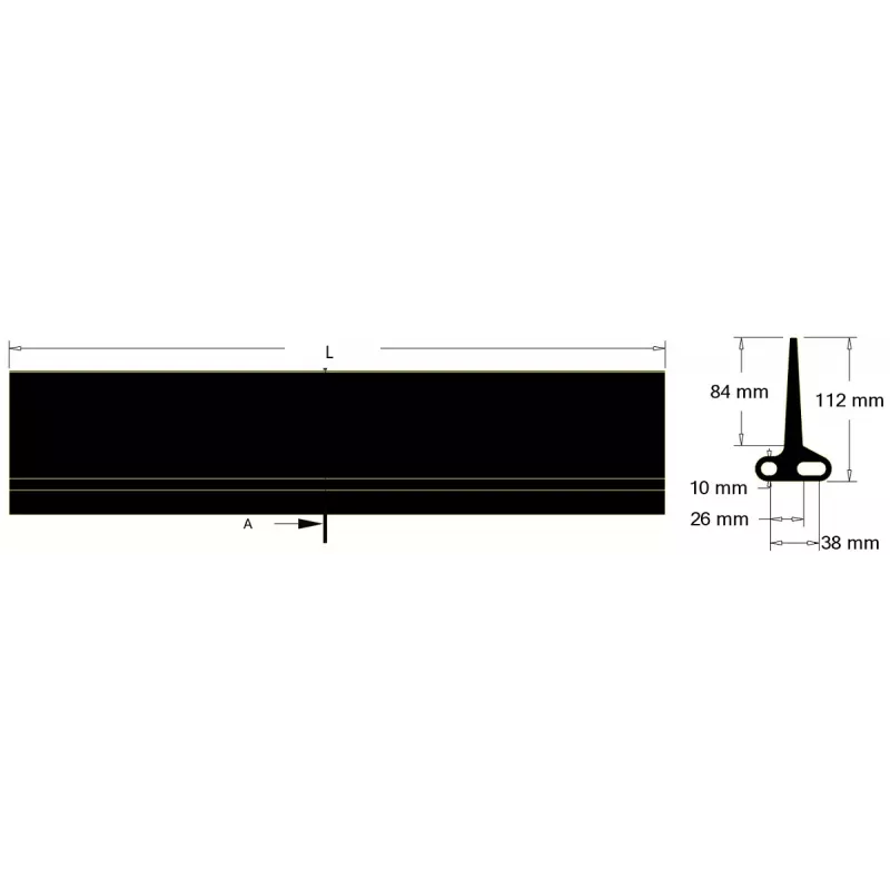 Paddle L-510 pitch 28–40 mm – paddle made by KiJ | made by KiJ