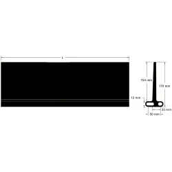 Paddle L-505 pitch 33–50 mm – paddle made by KiJ | made by KiJ