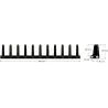 Rubber paddle 11 teeth – paddle made by KiJ | OEM 206110 | made by KiJ