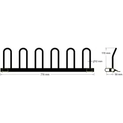 Metal paddle L-770 – paddle made by KiJ | OEM 110421 | made by KiJ