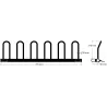 Metal paddle L-770 – paddle made by KiJ | OEM 110421 | made by KiJ
