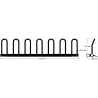 Metal paddle L-870 – paddle made by KiJ | made by KiJ