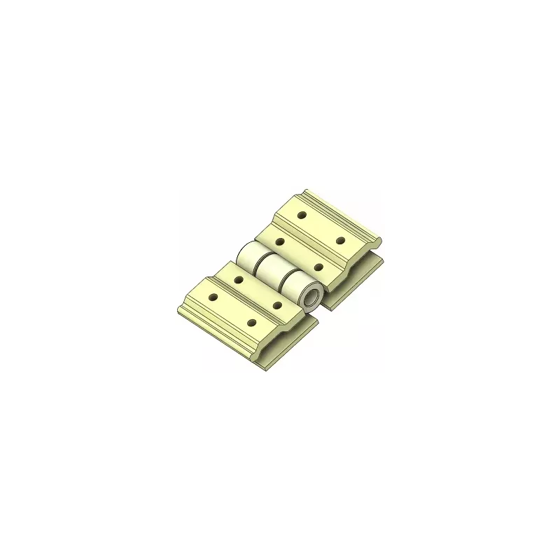 Heavy-duty belt connector for 50 mm belt with plate – belt connector made by KiJ | made by KiJ