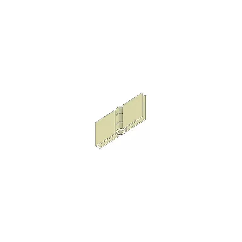 Heavy-duty straight belt connector for 60 mm belt without holes – belt connector made by KiJ | made by KiJ