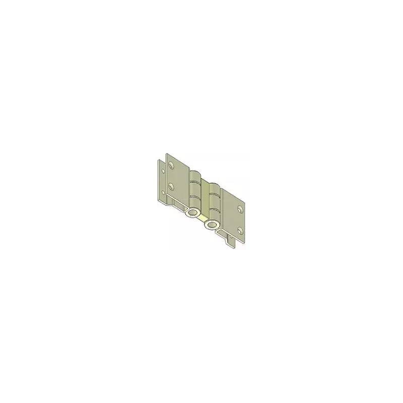 Heavy-duty bent belt connector for 2 rods and 60 mm belt – belt connector made by KiJ | made by KiJ