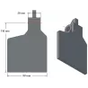 Share flap 6-88-110L – share flap for Grimme potato harvesters | OEM Grimme 001.00250 | made by KiJ