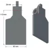 Share flap 6-65-110L for Grimme potato harvester | OEM Grimme 001.00248 | made by KiJ