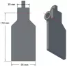 Share flap 6-56-110 – share flap for Grimme potato harvesters | OEM Grimme 001.00246 | made by KiJ