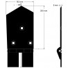 Left share 8-162-255L – share for Wuhlmaus harvesters | OEM Wuhlmaus 0000213100 | made by KiJ