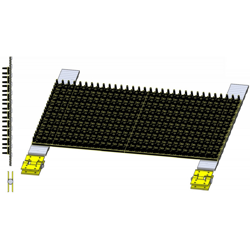 Hedgehog web with rods SE 75/85-55 – web for Grimme SE 75-55 and SE 85-55 harvesters | OEM Grimme 300.78749 | made by KiJ
